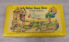 VINTAGE MOTHER GOOSE SHOE BOX FLEXOPEDIC CONSTRUCTION 6498 3 1/2C - 1954 - EMPTY