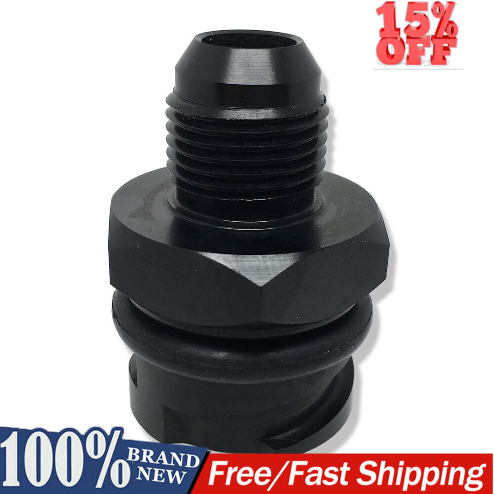 Black Billet Valve Cover Oil Cap for LS Engines LS1/LS6/LS2/LS3/LS7 with -10 AN Fitting