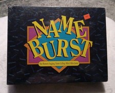 Name Burst Memory Jogging Party Board Game Factory Sealed, New