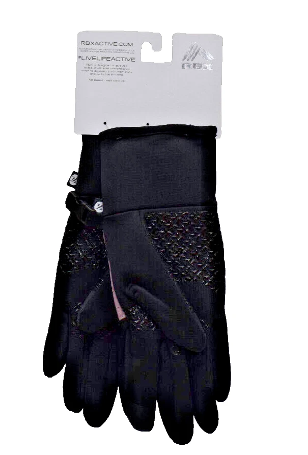 RBX Live Life Active Touch Running Gloves Pink Black S/M New! NWT - Image 2 of 4