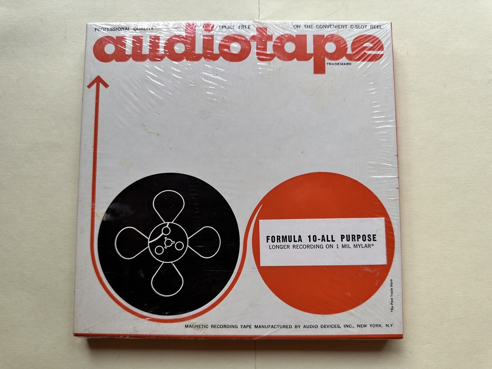 Magnetic Audiotape Professional 7" Cine Reel-To-Reel ½ ips x 1 Mil Mylar SEALED