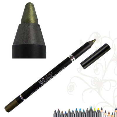 Makki Schimmer Golden Olive Glide Wasserfest Eyeliner Grün Lang Stay Lidstrich