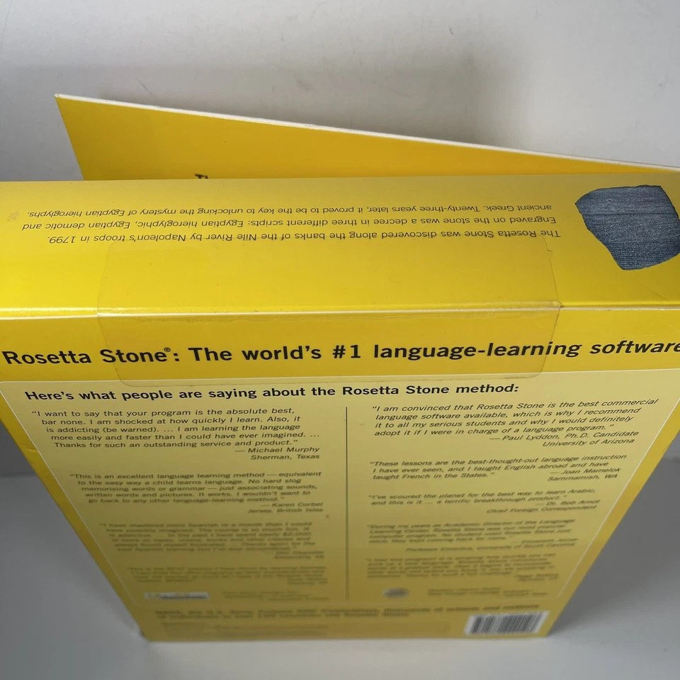 ROSETTA STONE Italian Italiano Version 3 Level 1 & 2  - Image 4 of 4