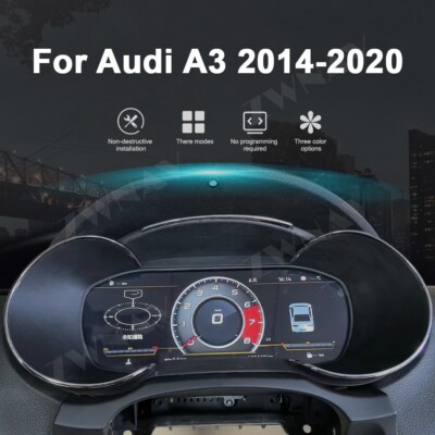 For Audi A3 2014-2020 Car LCD Car Dashboard Panel Virtual Cockpit Cluster Digita