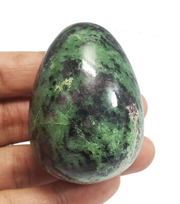 704 Ct Natural Ruby Zoisite Huge Egg Shape Cabochon AAA Quality Loose Gemstone