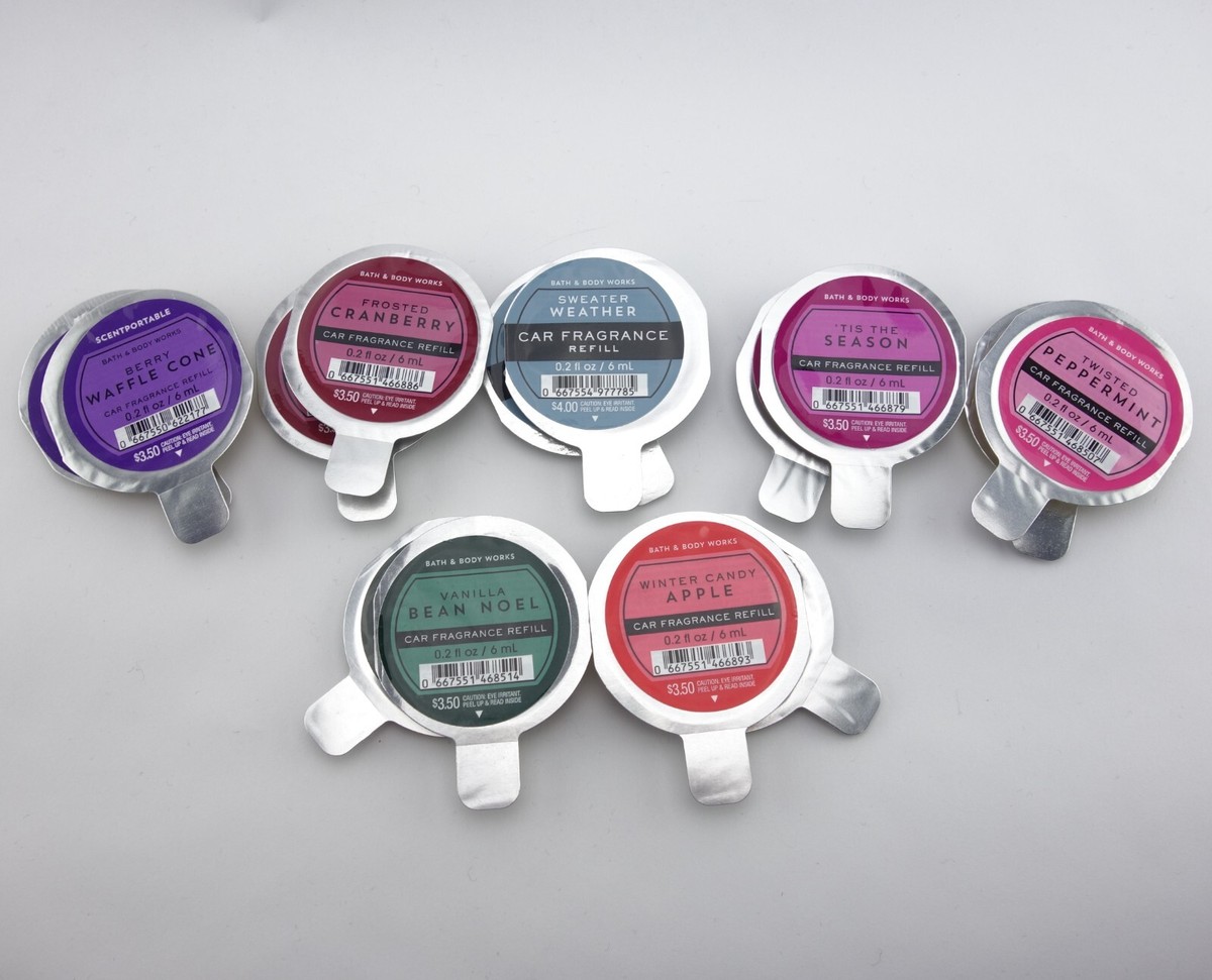 Bath Body Works Scentportable Car Fragrance Refill U Pick Holiday