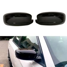 Gloss Black For 2011-2020 Chrysler 300 Charger Side Wind Mirror Covers Cap