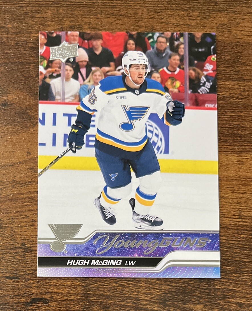 2023-24 Upper Deck Series 2 Young Guns #469 Hugh McGing Rookie St. Louis Blues