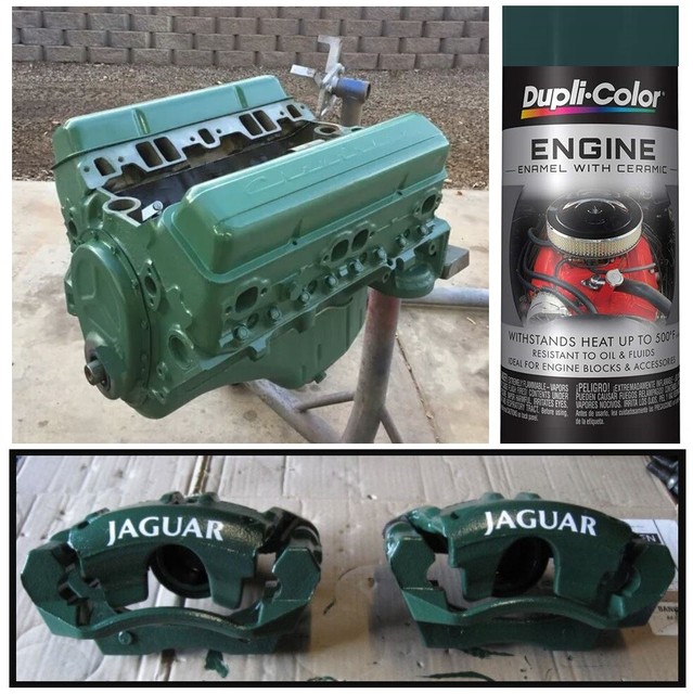 Hunter Green Coating Caliper Brake Rotor Paint High Heat Engine Enamel