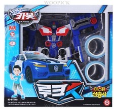 Hello Carbot Masking Trio Luke X Transformer Robot Blue Police Car Toy 2024 Hello Carbot Masking Trio Luke X Transformer Robot Blue Police Car Toy 2024