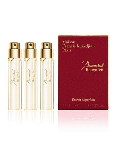 MFK Kurkdjian Baccarat Rouge 540 Extrait de Parfum Travel Spray Refill 3 x 11ml