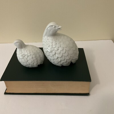 Homco White Quails