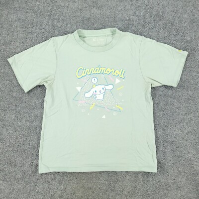 Uniqlo X Sanrio Chemise Femme Petit Vert Cinnamoroll Graphique Tee