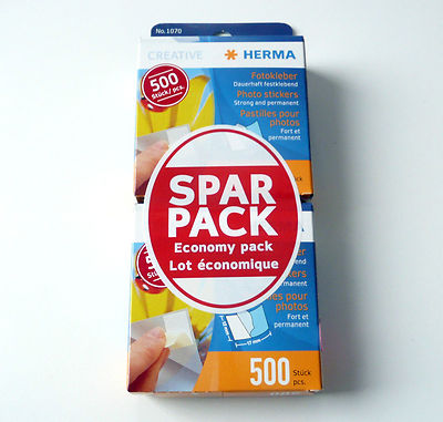 Herma Fotokleber Sparpack doppelseitige Klebepunkte Foto Photo Stickers Sticker