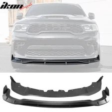 Fits 21-25 Dodge Durango Front Bumper Lip Matte Black 5PC Spoiler Chin Splitter
