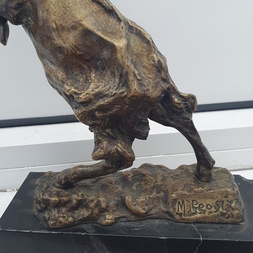 Statue chevre bronze Signée Maurice Prost - Picture 8 of 12
