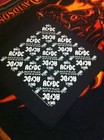 AC/DC Bandana 2001 Stiff Upper Lip Concert Mint Rare,vintage,brockum | eBay
