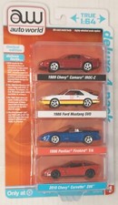 Deluxe 4 Pack TARGET ONLY 2024 AW Auto World Camaro CORVETTE Mustang FIREBIRD