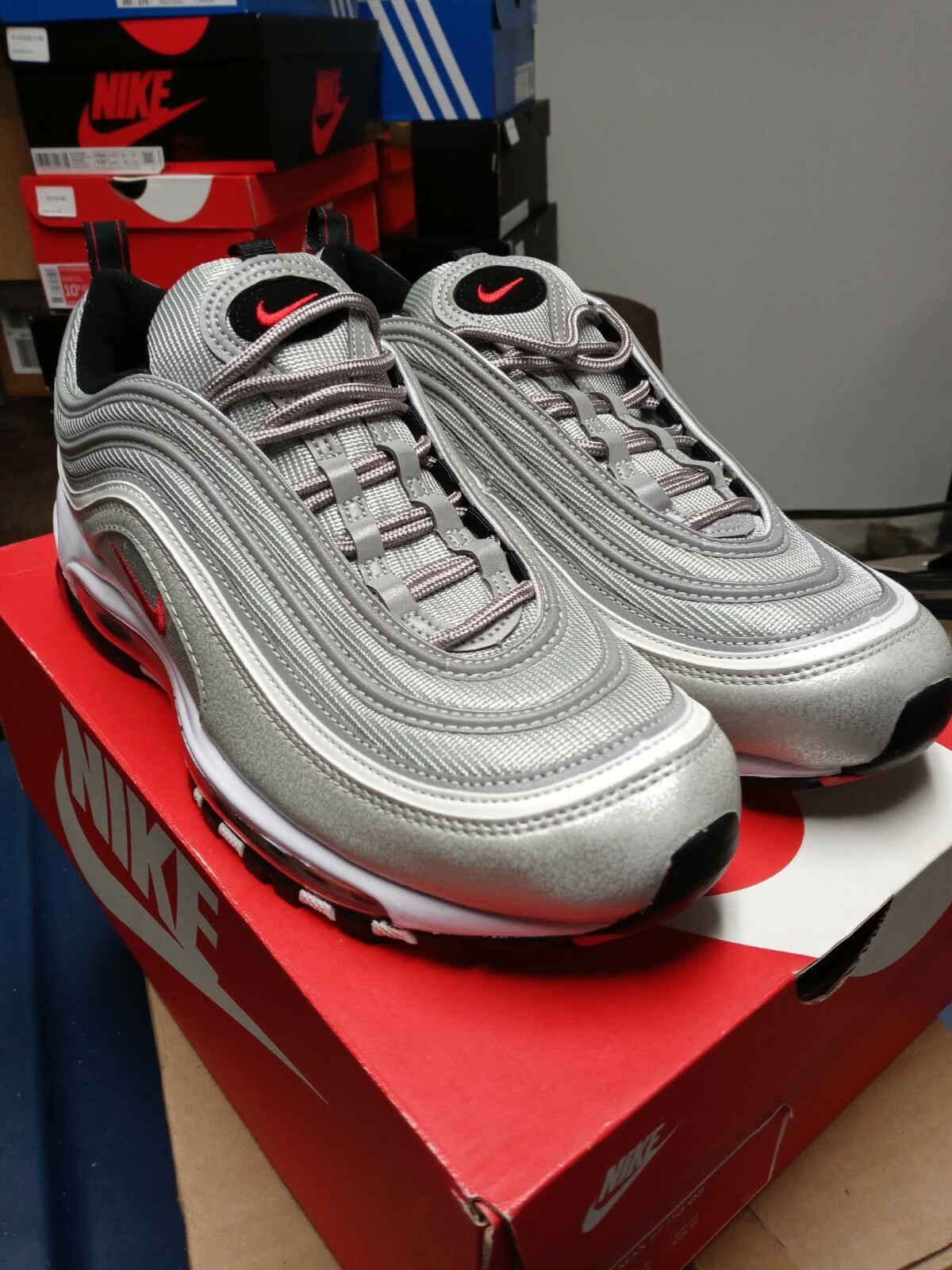 Size 10 - Nike Air Max 97 OG QS 2017 Silver Bullet for sale online | eBay
