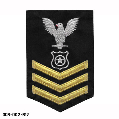 US Navy PO1 E-6 Petty Officer First Class Master At Arms Sleeve Patch ~ USA NEW