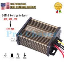 Golf Cart Voltage Reducer for 48v to 12v 20 amp 240 watt