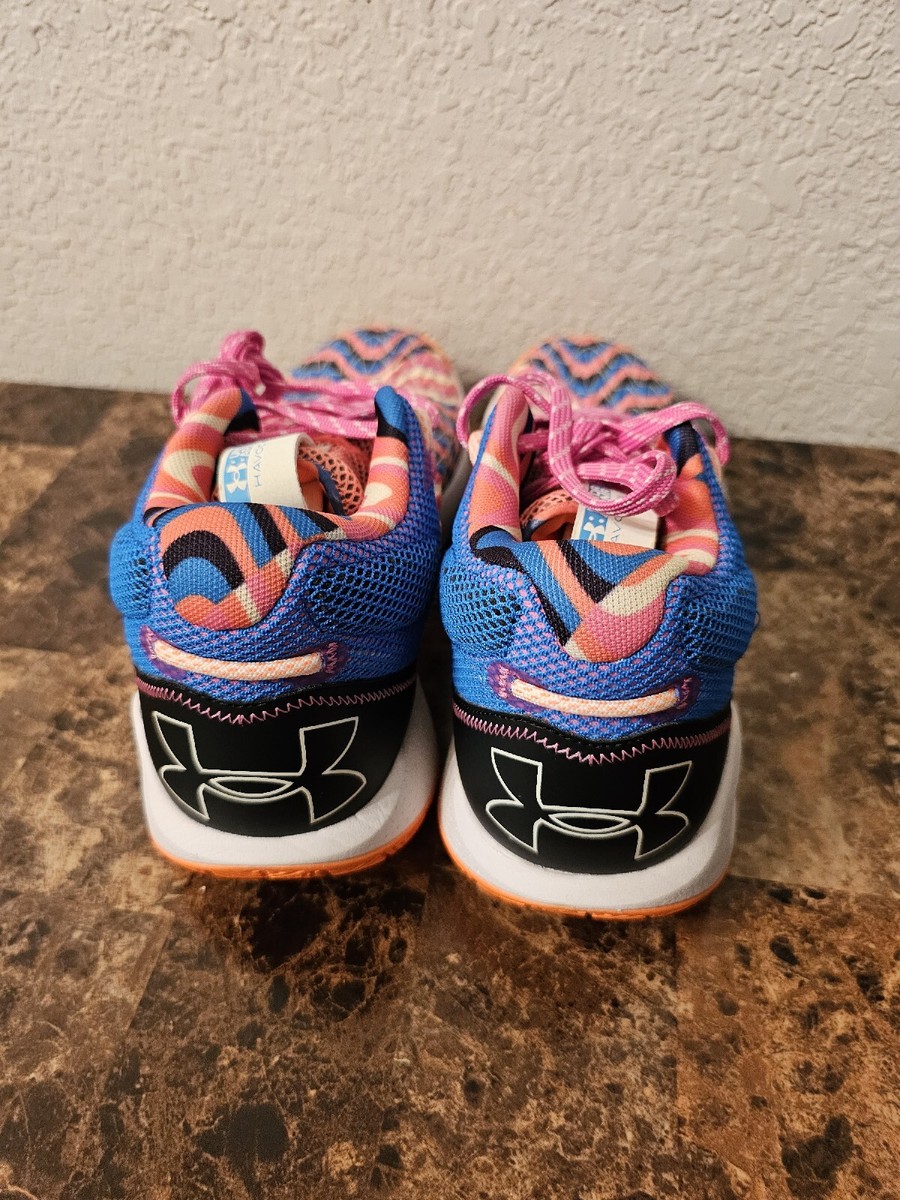 Under Armour UA HOVR Havoc 5 Clone Glow 3026755-600 Basketball Shoes Mens Sz 9.5 Under Armour UA HOVR Havoc 5 Clone Glow 3026755-600 Mens Sz  main image 4