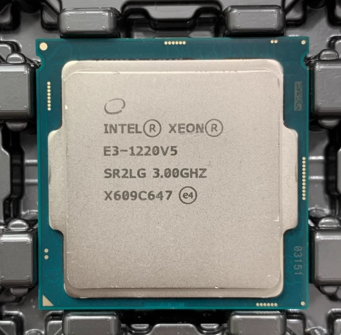 Intel Xeon E3-1220 V5 3.0 GHz 4 Core 8MB SR2LG 80W LGA 1151 CPU Processor - Image 3 of 4