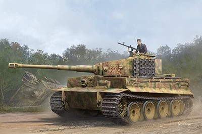 Trumpeter 09539 PZ.KPFW.VI AUSF.E SD.KFZ.181 TIGER I MEDIUM PROD.W/ZIMMERIT 1:35