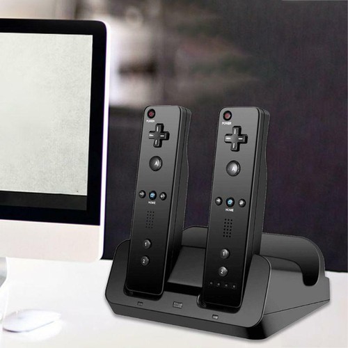 Smart Charging Station Dock Stand Charger for Wii U Gamepad Remote Controller