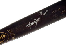 DANTE BICHETTE JR AUTOGRAPHED BAT (NEW YORK YANKEES) - Spring Training Used Bat!