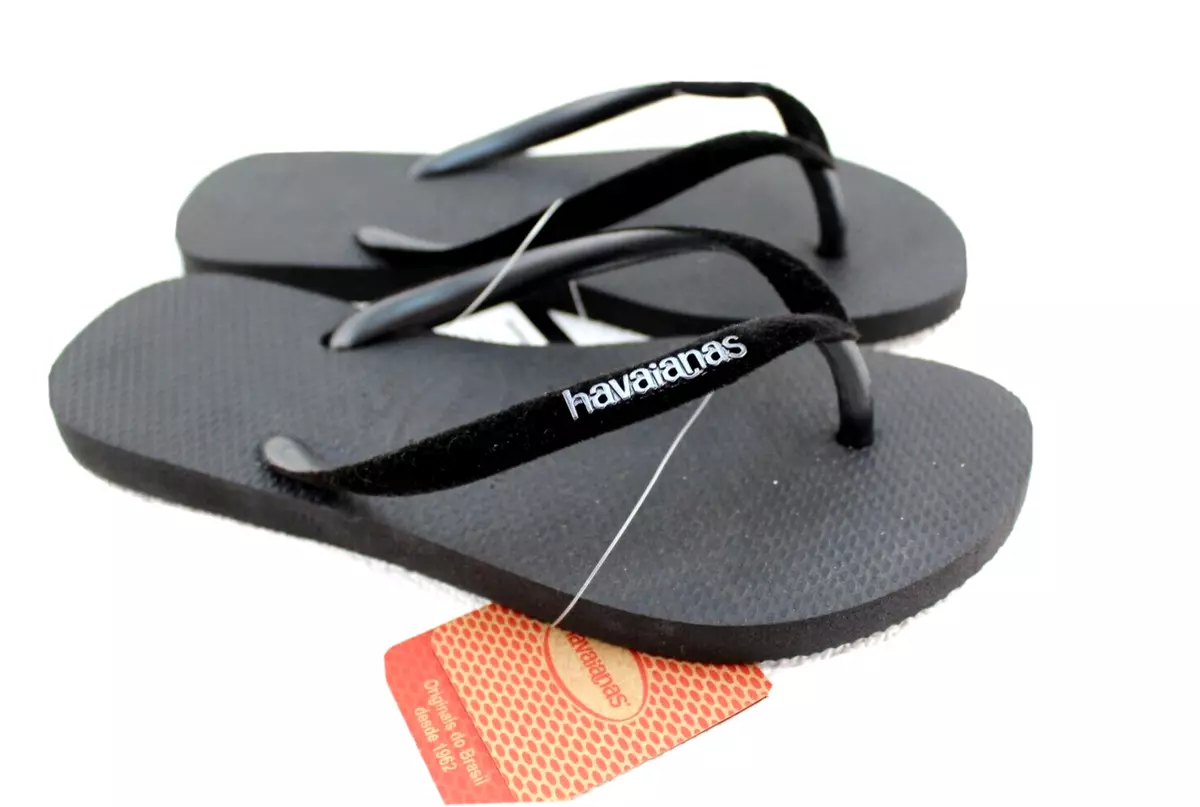 Black velvet havaianas on sale