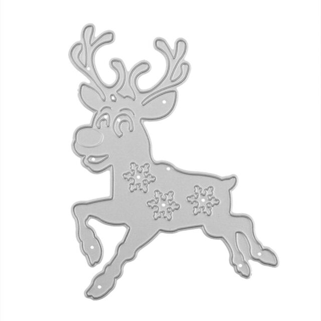 snowvirtuos alce stencil metallo scrapbook artigianato ricamo strumento da taglio-149657-