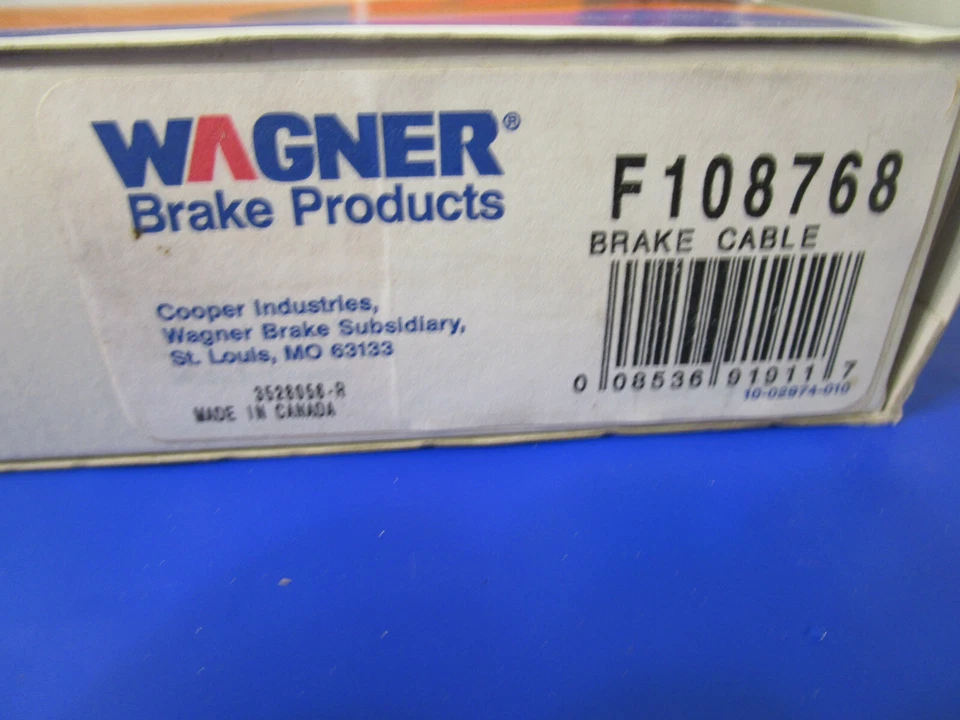 Parking Brake Cable Rear Right Wagner F108756 Foto 3 de 4