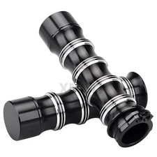1" CNC Handlebar Hand Grips For Harley Dyna Heritage Softail Touring Road Glide