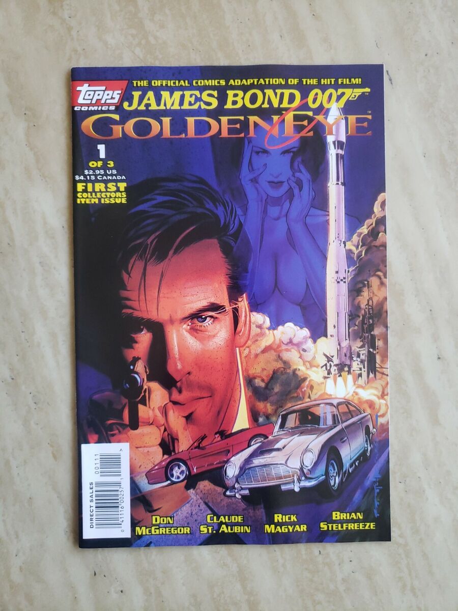 James Bond 007 GoldenEye 1995 Movie Adaptation Comic Ian Fleming Pierce  Brosnan 