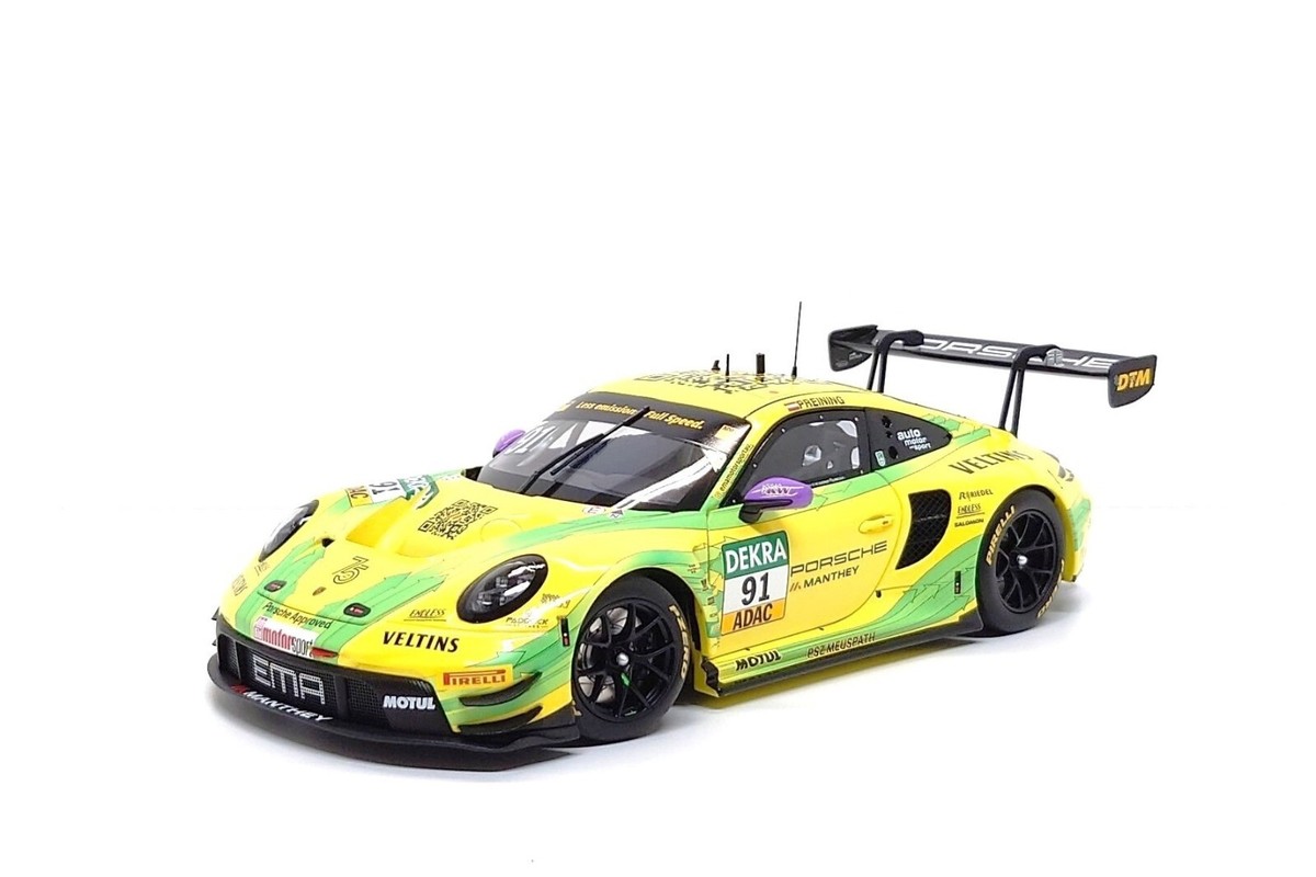 Minichamps 1:18 Porsche 911 GT3 R #91 Manthey Grello - Winner