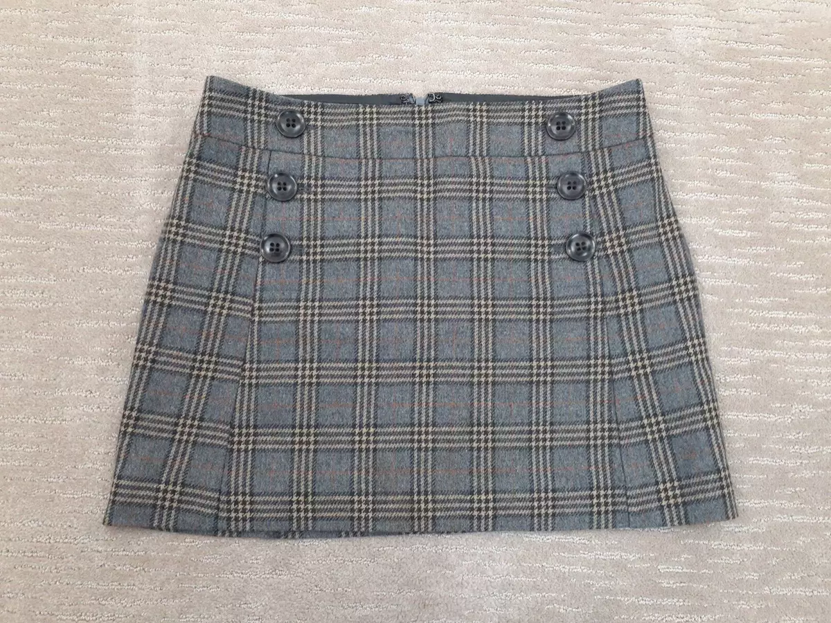 Gap wool plaid clearance skirt
