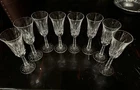 Lot Of 8 Vintage Waterford Crystal Ballyshannon Champagne Flutes!. Excellent!