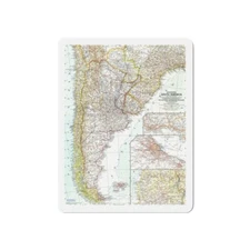 South America - Southern (1958) (Map) Refrigerator Magnet