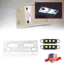 Overhead Console Dome Light Cover W Led Silverado Sierra Tahoe 07-14 15911049