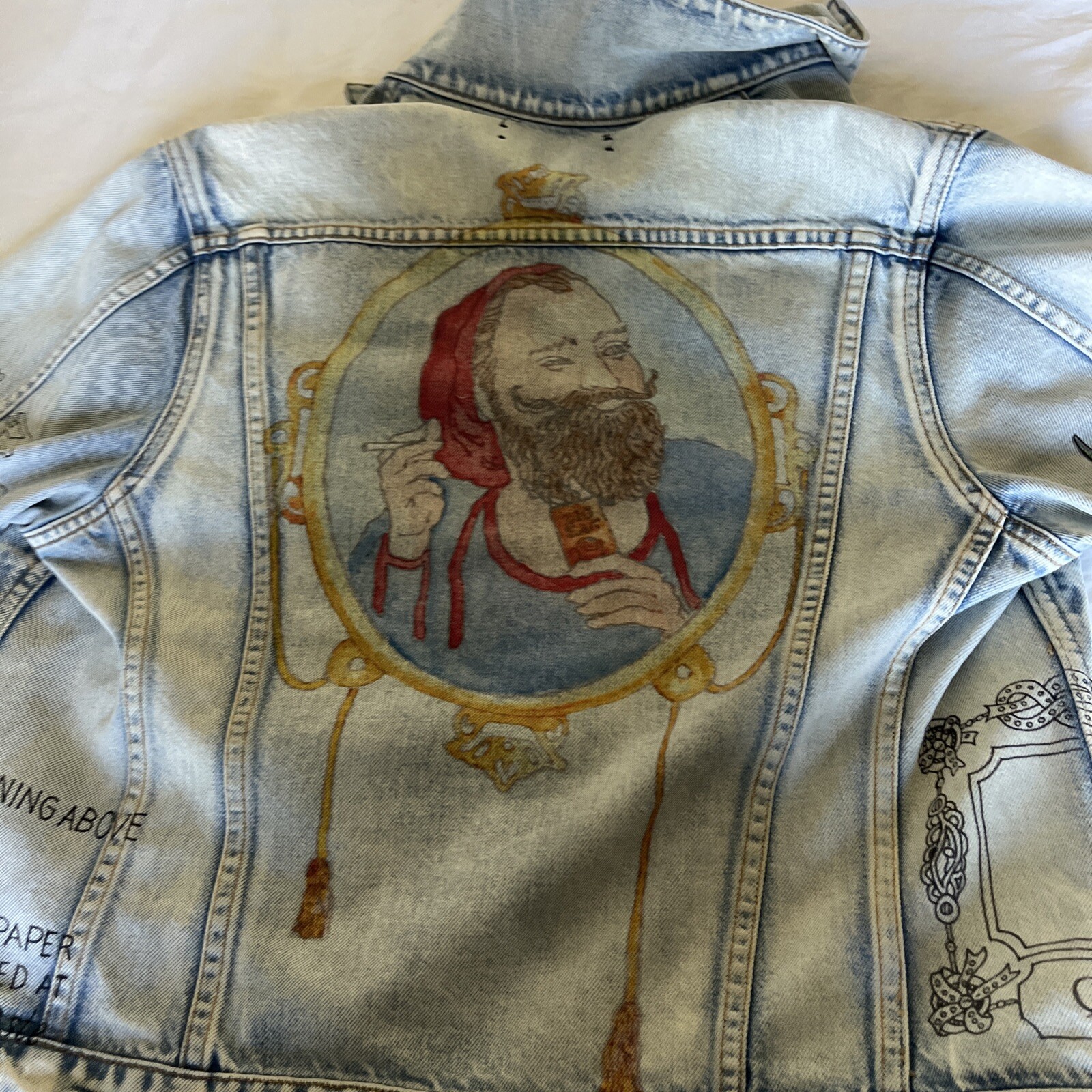 Amiri X Zigzag Jean Jacket 100 Authentic ✅💯💯 image 10
