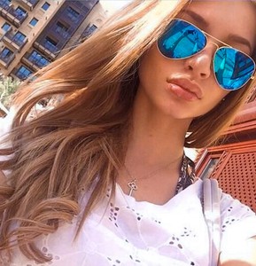 designer mirrored aviator sunglasses