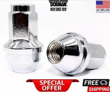 Dorman Set Of 8 Lug Nuts Lincoln Ford F-150 2001-14 OEM Replacement Solid Chrome