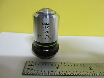 Mikroskop Teil Objective Olympus PO40 40X Optik Wie Ist Bin #T9-18