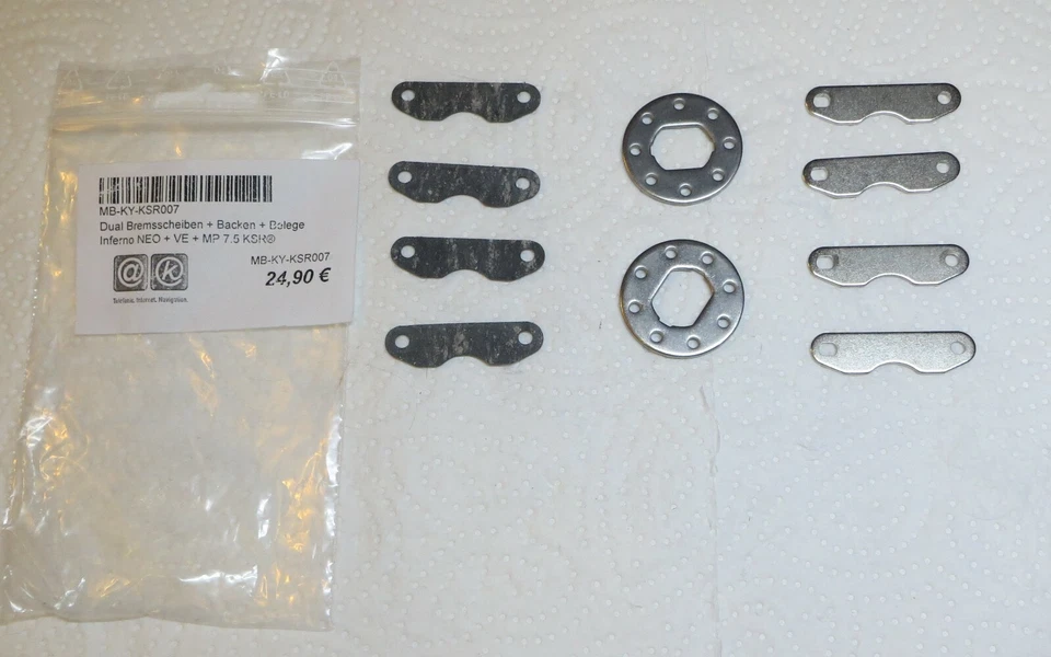 KYOSHO Dual Bremsscheiben für Inferno MP7.5  GigaCrusher - Bild 2 von 2