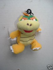 NEW Bowser BDA Nintendo 1997 Plush 3" Beanbag Character Bensussen Deutsch Toy