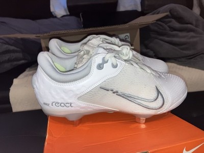 Nike Hyperdiamond 4 Elite Softball Cleats, White/Pure Platinum women s 