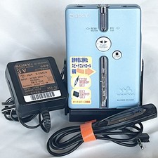 SONY WM-EX651 Blue Walkman Vintage Cassette Player w/Accessories Tested Japan