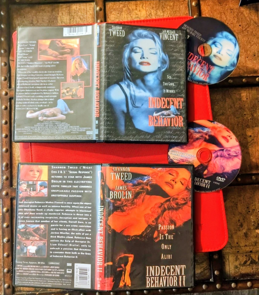 SHANNON TWEED DVD LOT 1990 VHS OOP LAST CALL RESPONSE INDECENT BEHAVIOR SWEAT - Image 2 of 4