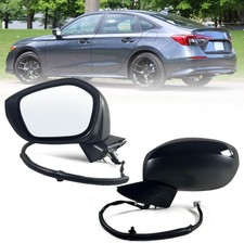 Left Driver Side Mirror Fits 2022 2023 2024 2025 Honda Civic Sedanhatchback Wit Left Driver Side Mirror Fits 2022 2023 2024 2025 Honda Civic Sedanhatchback Wit